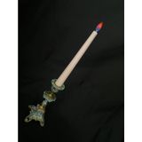 Çift Renkli Alevli Şamdan Mumu 20 Cm (pembe)