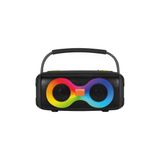 Çift Sürücülü Bluetooth Hoparlör - Taşınabilir Askı Kollu Sonsuzluk Rgb Işıklı Kablosuz Ses Sistemi