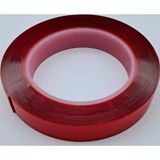Çift Taraflı Bant 20Mm * 5Mt Kırmızı Şeffaf / Unıversal / Cc