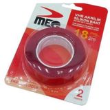 Çift Taraflı Bant Güçlü Akrilik Silikon 2 Metre 18mm