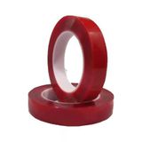 Çift Taraflı Bant Kırmızı /akrilik /şeffaf Silikon 10mm 5mt
