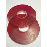 Çift Taraflı Bant Kırmızı Şeffaf Silikon Bant 10mm X 33 Metre