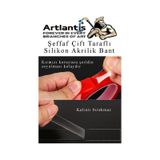 Çift Taraflı Bant Silikonlu Süper Güçlü Çivisiz Montaj Bandı 3 Adet 18mm X 2 Metre Extra Yüksek Mukavemetli 3 Adet