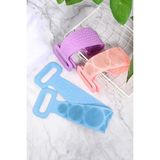 Çift Taraflı Banyo Sırt Kesesi Silikon Duş Lifi Fırçası 70 cm - Option-1