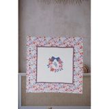 Çift Taraflı Bebek Battaniyesi - Minik Çiçekler/kırmızı - 80x80cm
