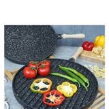 Çift Taraflı Döküm Gözleme, Bazlama, Izgara Tavası 34 Cm