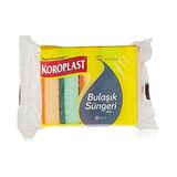 Çift Taraflı Düz Bulaşık Süngeri 5'li, Çizik & Iz Bırakmaz, Yağ ve Leke Giderici Pratik Temizlik Süngeri, Tava, Tencere, Tabak, Bardak, Çatal, Bıçak, Ocak, Tezgah, Cam & Seramik Yüzeyler - 0,01 gr