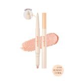 Çift Taraflı Kapatıcı ve Işıltılı Kalem Far Peripera Sugar Twinkle Duo Eye Stick (04 Sunday Coral)