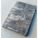 Çift Taraflı Katlanabilir Yıkanabilir Yüksek Kalite Pamuk Salon Oturma Odası Balkon Kilim - 160 x 250 cm - Gri