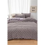 Çift (Taraflı) Kişilik Kürk Yorgan Uyku Seti Yumuşak Wellsoft Peluş 3 Parça Polo Antrasit - 100 x 100 cm - Çok Renkli