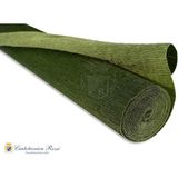 Çift Taraflı Krapon Kâğıdı, No 562/1-YOSUN & Adaçayı Yeşili, Çiçek Yapım Kağıdı, 180 gr 50X250 cm