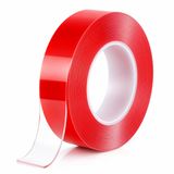 Çift Taraflı Nano Montaj Bandı, Şeffaf, Güçlü Yapışkan, Kesilebilir, İz Bırakmaz, Ev ve Ofis Kullanımı için (4 metre)