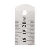 Çift Taraflı Paslanmaz Çelik Cetvel 20 CM Metal