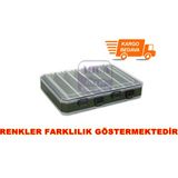 Çift Taraflı Rapala Kutusu Büyük 17 Cm 14 Adet Yem Kapasiteli - 14 Gözlü Rapala Maket Balık Kutusu