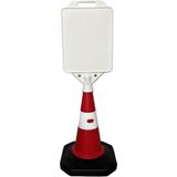 Çift Taraflı Reklam ve Kaldırım Dubası - 112 cm Yüksekliğinde, 5 Litre Su Bidonlu ve Rüzgara