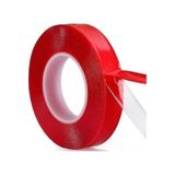 ÇİFT TARAFLI SİLİKONLU ŞEFFAF BANT 10MM X 2M SU GEÇİRMEZ SÜPER GÜÇLÜ MONTAJ BAND AKRİLİK ÇİFTBANT