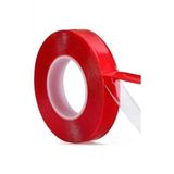 Çift Taraflı Silikonlu Şeffaf Bant 10mm X 5m Su Geçirmez Süper Güçlü Montaj Band Akrilik