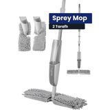 Çift Taraflı Sprey Mop - Çok Yönlü Temizlik Aracı - Bakır Rengi - Seçenek 1