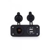 Cift Usb Arac Sarj Soketi Ve Cakmaklik