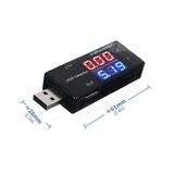 Çift Usb Çıkışlı Voltmetre Ampermetre Akım Voltaj İzleyici Şarj