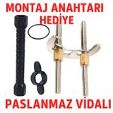 Çift Vidalı Batarya Ay Takımı + Somun Sıkma Anahtarı Hediyeli ...