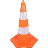Çiftçi Burada 75 cm Kırılmaz Trafik Konisi 1,5 kg Çift Reflektifli