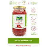 ÇİFTÇİDEN ORGANİK MARKET Çiftçiden Saf Güneşte Kurutulmuş (TATLI) Köy Biberi Salçası 1 KG( El Yapımı)