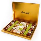 Çifte Kavrulmuş - Sultan ve Bohça Lokum 850g Gold Kutu