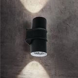 Çiftli Çağlayan Aplik IP54 Dış Mekan Zita Beyaz, Günışığı, Yeşil, Turuncu Işık Bahçe Aydınlatma Duvar Apliği + 2 Adet Gu10 Led Ampul (Beyaz)