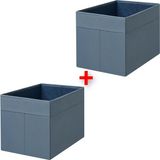 Çiftli Çok Amaçlı Saklama Kutusu 35X25X25 Cm, Dolap Içi Düzenleyici Set - Seçenek 1 - Ahşap - Ceviz