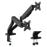 Çiftli Monitör Kolu 17-32 Inç | Yaylı Dengeleyici | 360° Döner | Dual Monitor Stand | 2X 9 Kg Kapasiteli