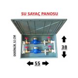 çiftli su sayaç panosu