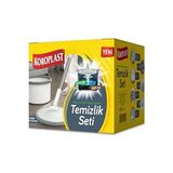 Çiftli Temizlik Seti, Kirli ve Temiz Suyu Ayırıcı, Pratik ve Hızlı Kullanım