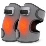 Çiftli Termal Kızılötesi Isıtmalı Şarjlı Titreşimli Diz Masaj Aleti, Kol Omuz Dirsek Bacak İçin Kablosuz Hafif Taşınabilir Ergonomik Rahatlatıcı Isı Terapili Ev Ofis Seyahat Kullanımlı Masaj Cihazı