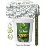 Çiftliği Izgara Yeşil Zeytin - Kendi Bahçemizden Doğal Katkısız Izgara Zeytin 10 kg