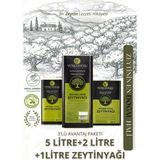 Çiftliği Naturel Sızma Zeytinyağı Ekonomik Set - 8 Litre (5+2+1 L) Tarladan Sofraya