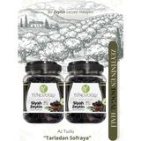 Çiftliği Premium Siyah Zeytin Xl-L 201-260 - Doğal Salamura Katkısız Sele Zeytini 900 Gram x 2 Adet