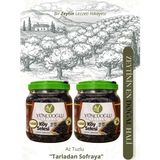 Çiftliği Tuzsuz Köy Selesi Xs-2xs - Doğal Fermente Katkısız Siyah Zeytin 900 gr x 2 Adet