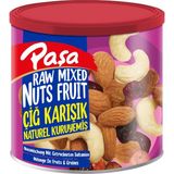 Çiğ Karışık Kuruyemiş, Kapaklı Teneke Kutu, 2X150 Gr, Badem, Fındık, Kaju, Kuru Üzüm ve T - 1 gr