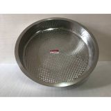 Çiğ Köfte Tepsisi - 6 Numara - Çelik Leğen Motifli - 54 CM