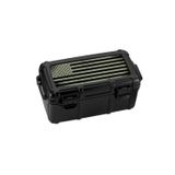 Cigar Caddy 15 Siyah Bayraklı Travel Humidor Puro Kutusu