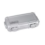 Cigar Caddy 5 Gümüş Travel Humidor Puro Kutusu