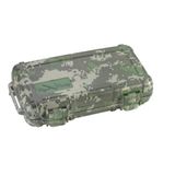 Cigar Caddy Caddy 5 Kamuflaj Travel Humidor Puro Kutusu