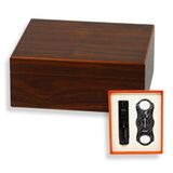 CIGARLOONG Cedar Alman Humidor Puro Kutusu Çakmak Kesici Seti