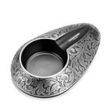 Cigarloong Damascus Oval Metal Puro Küllüğü Siyah Tekli