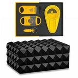 Cigarloong Quasar Design Humidor Puro Kutusu Mat Siyah 80's ve Puro Seti