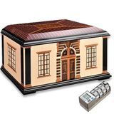 Cigarspa Elektronik Nemlendiricili Humidor Puro Kutusu Küba Evi Tasarımlı