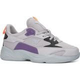 Çiğdem Kundura 2860 M-P-Kalın Taban Hava Alabilen Spor Sneaker Nayakkabı - Gri-Yeşil-Lila - 40