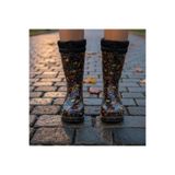 ÇİĞDEM KUNDURA AeonFlux | İçi Sıcak Astarlı Su Geçirmez Konçlu Lastik Çizme