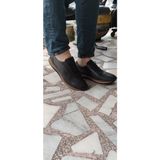 Çiğdem Kundura Ayalp Siyah Deri Ayakkabı - Siyah - 40 - ST00205-SİYAH-40
